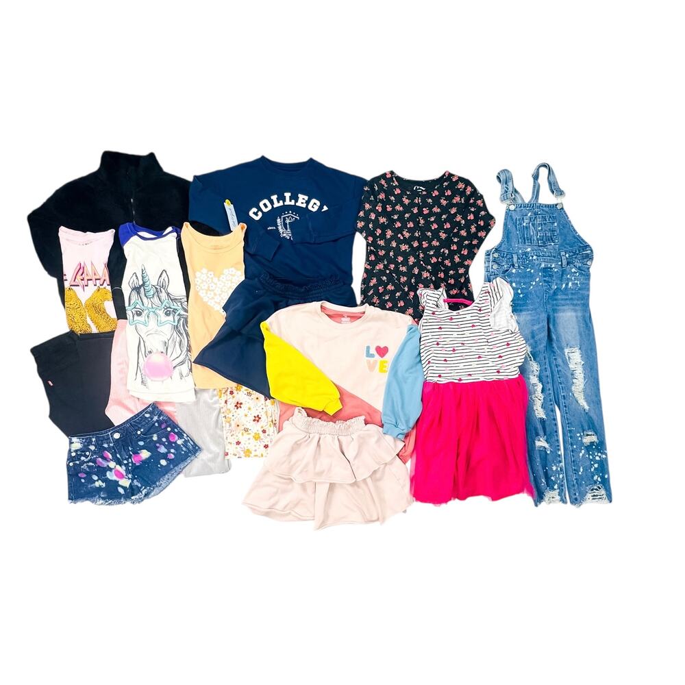 Girls Size 10/12 Clothing Bundle - 16 Pc Lot